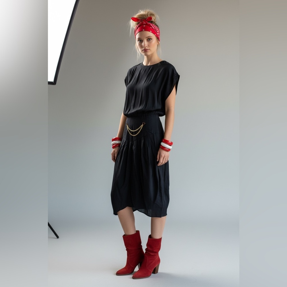 SHEENA vintage fly girl AMAZING 80s/90s dress